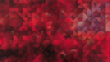 Abstract Red and Black Quarter Circles Background
