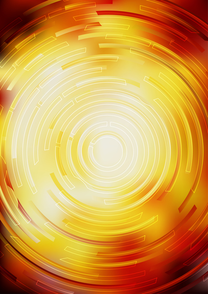 Red and Orange Abstract Circle Background Illustration