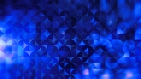 Abstract Royal Blue Quarter Circles Background Image