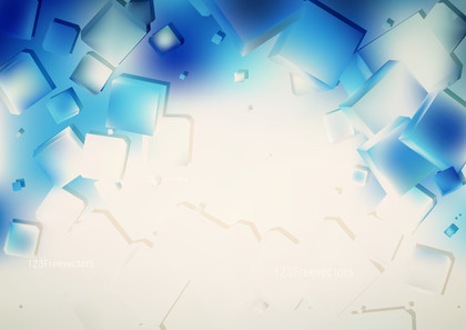 Abstract Blue and Beige Square Background Vector Art