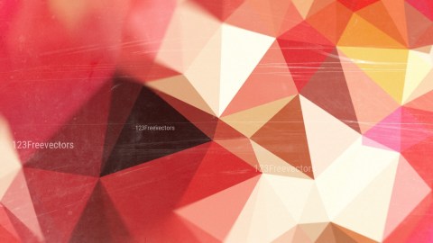 Beige and Red Grunge Polygon Pattern Background Graphic