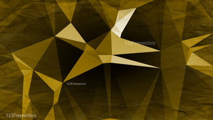 Black and Gold Grunge Polygon Pattern Background Image