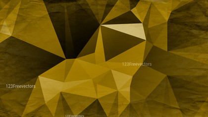 Black and Gold Distressed Polygon Background Image