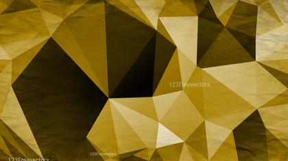 Black and Gold Distressed Polygonal Background Image