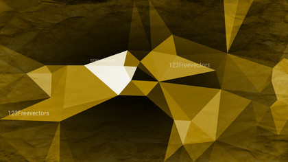 Black and Gold Grunge Low Poly Background Graphic