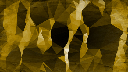 Black and Gold Grunge Polygon Background