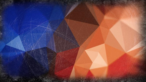 Black Blue and Brown Grunge Polygon Background