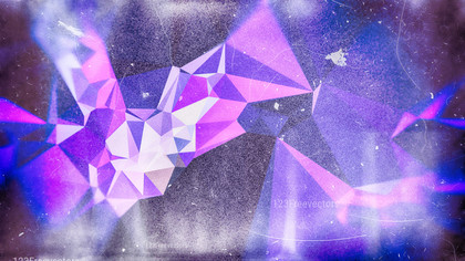 Blue and Purple Grunge Polygon Triangle Background