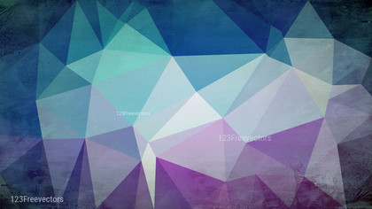 Blue and Purple Distressed Polygon Pattern Background