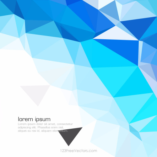 Light Blue Abstract Polygonal Background Clip Art