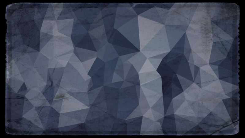 Blue Grey and Black Low Poly Abstract Background Design