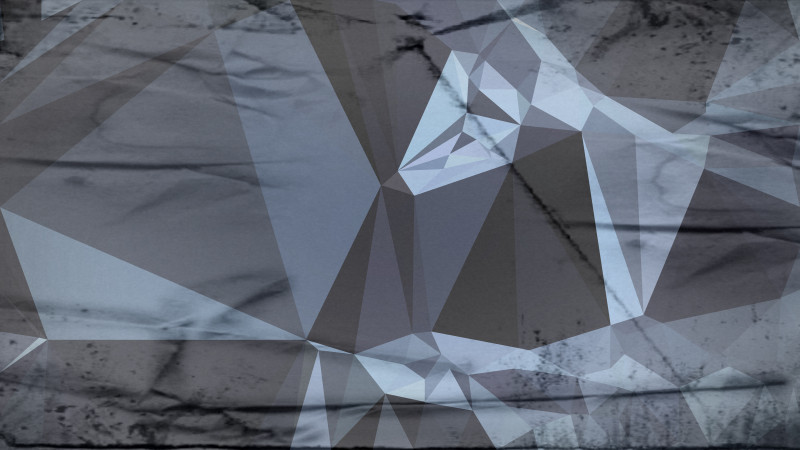 Blue Grey and Black Low Poly Abstract Background Design