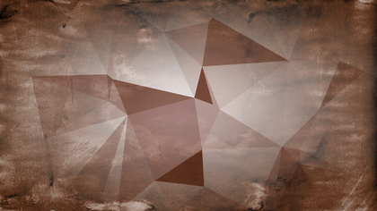 Brown Grunge Polygon Pattern Background