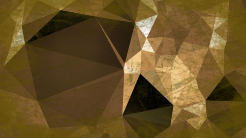Brown and Green Grunge Polygonal Triangle Background Graphic