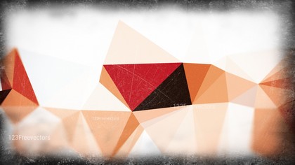 Brown and White Distressed Polygon Pattern Background Image