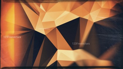 Brown Orange and Black Grunge Polygon Pattern Abstract Background Graphic