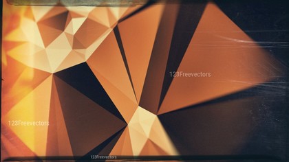 Brown Orange and Black Grunge Polygon Background Design