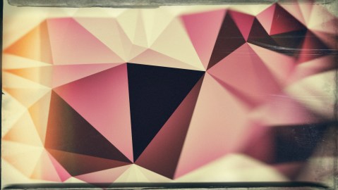 Brown Pink and Black Polygonal Triangular Background