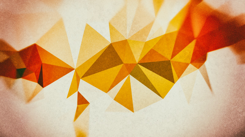 Brown Red and Orange Grunge Low Poly Background Graphic