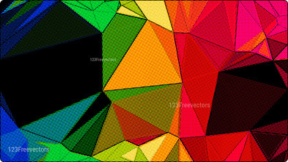 Colorful Grunge Polygon Pattern Background Image