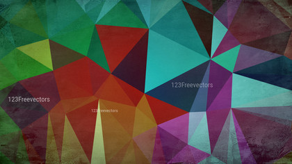 Colorful Grunge Polygon Background