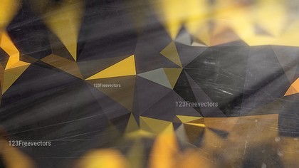 Cool Yellow Distressed Polygonal Background Image