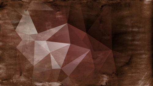Dark Brown Distressed Polygon Triangle Background Image