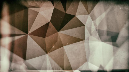 Dark Brown Grunge Polygon Triangle Background
