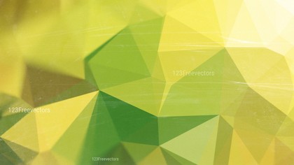 Green and Gold Distressed Polygon Background