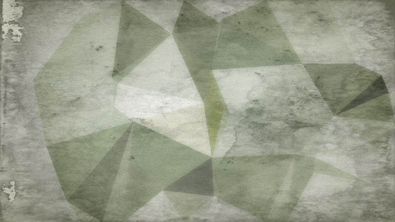 Green and Grey Distressed Low Poly Background