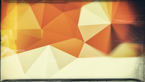 Orange and Brown Grunge Polygonal Background Design