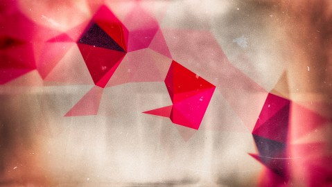 Pink and Brown Distressed Polygon Background Image