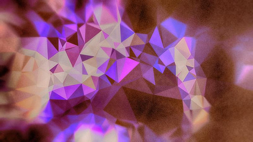 Purple Brown and Blue Polygonal Abstract Background Design