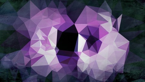 Purple Grey and Black Distressed Polygon Pattern Background Image