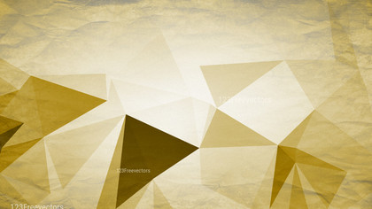 White and Gold Distressed Polygon Pattern Background