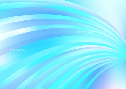 Abstract Blue and White Curved Stripes Background Illustration