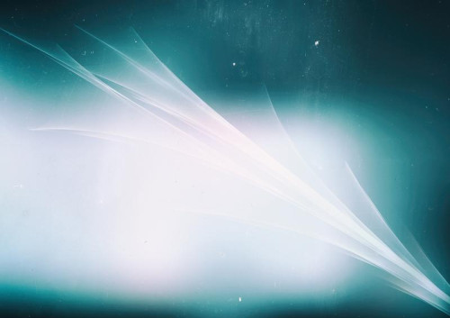 Grey and Turquoise Fractal Background Illustration