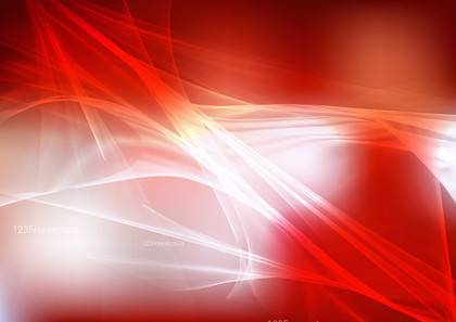 Abstract Red and White Fractal Background Illustration