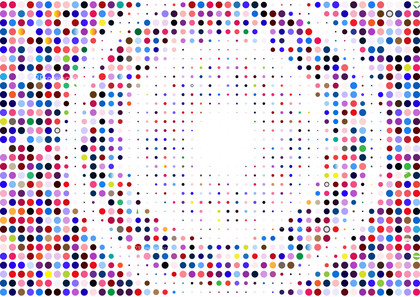 Abstract Colorful Dotted Background