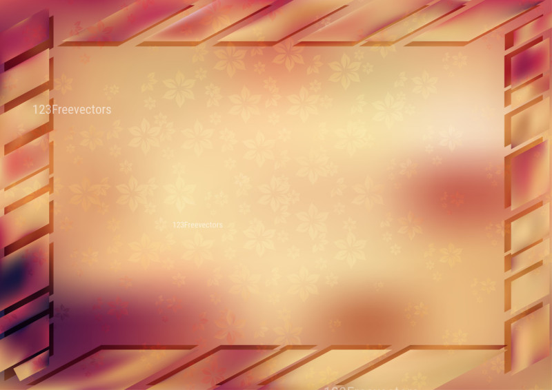 Pink and Brown Frame Background