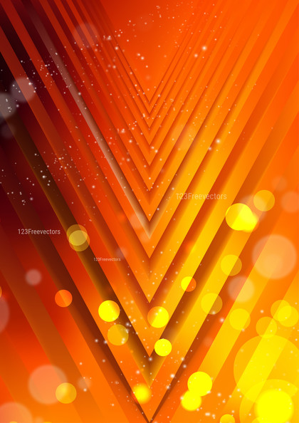 Abstract Red and Orange Arrow Background