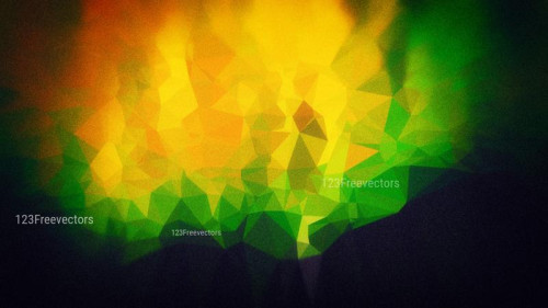 Green Orange and Black Grunge Background Image