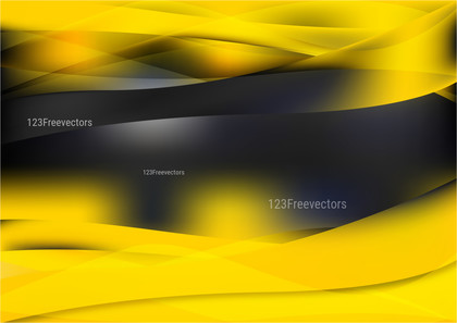 Abstract Cool Yellow Background Design