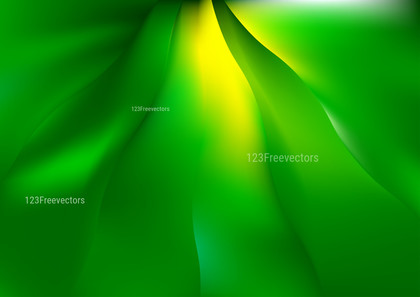 Shiny Abstract Green and Yellow Background