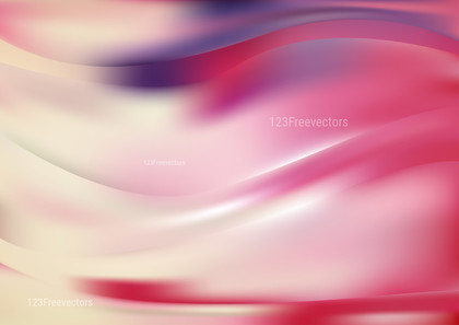 Abstract Shiny Pink and Beige Background Vector
