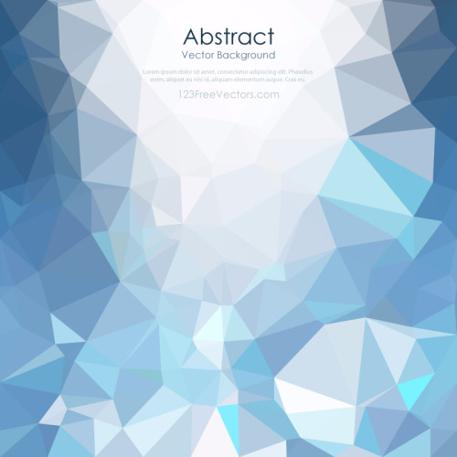 Dark Blue Abstract Polygonal Background Clip Art