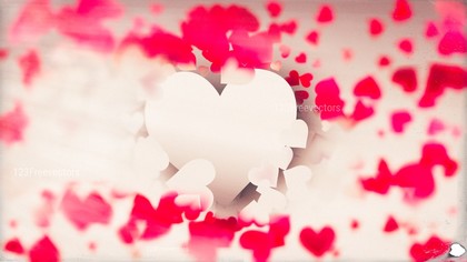 Motion Blurred Pink and Brown Heart Background