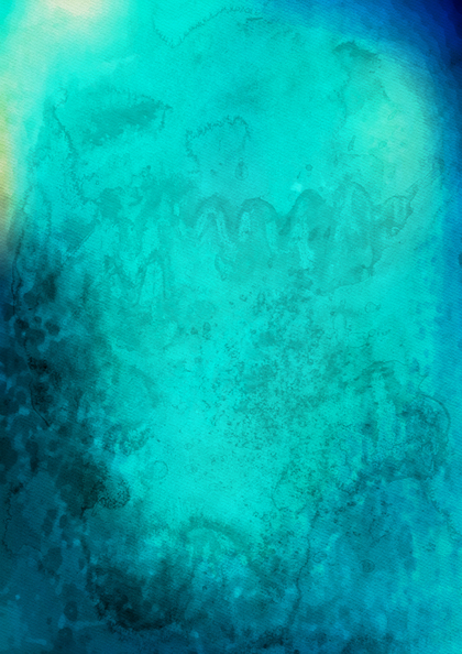 Blue Grunge Watercolour Texture Background Image