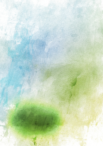 Blue Green and White Watercolor Grunge Texture Background Image
