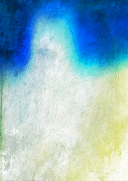 Blue Green and White Watercolor Texture Background